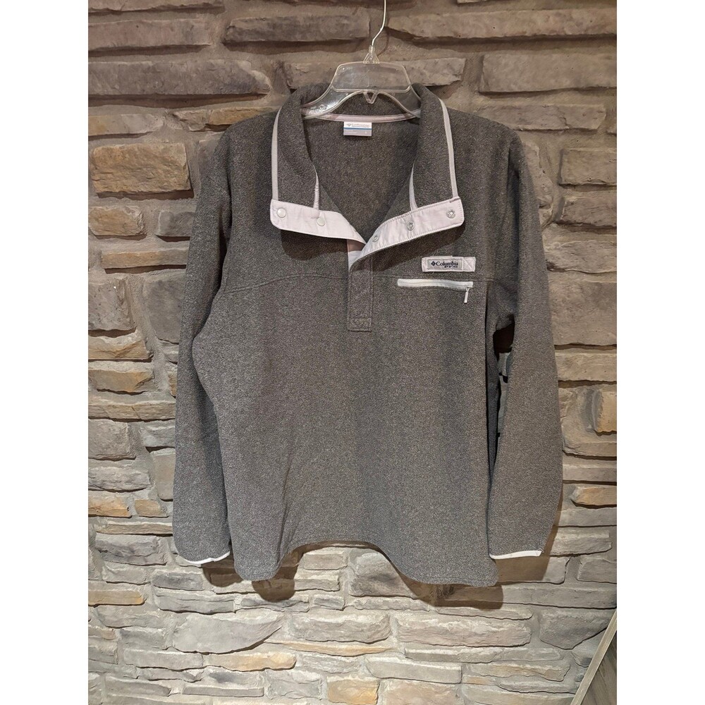 Men’s Columbia PFG Fleece pullover size Large